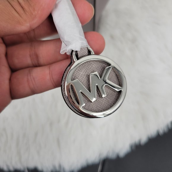 Wfp NewMichael Kors Women Pearl Gray Selby Medium Leather Satchel Tote Handbag - Picture 3 of 12